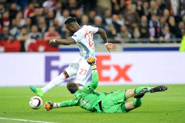 27 MAXWEL CORNET (ol) FOOTBALL : Lyon vs Besiktas - Europa League - 13 04 2017 FEP Panoramic 