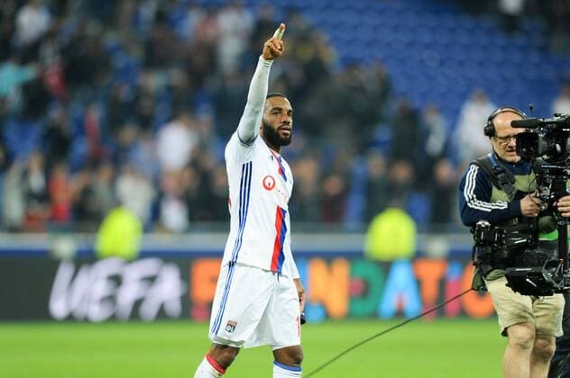 10 ALEXANDRE LACAZETTE (ol) - JOIE FOOTBALL : Lyon vs Besiktas - Europa League - 13 04 2017 FEP Panoramic 