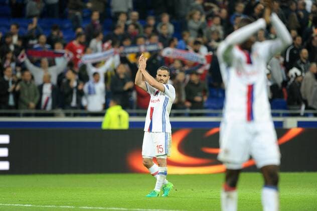 15 JEREMY MOREL (ol) - JOIE FOOTBALL : Lyon vs Besiktas - Europa League - 13 04 2017 FEP Panoramic 