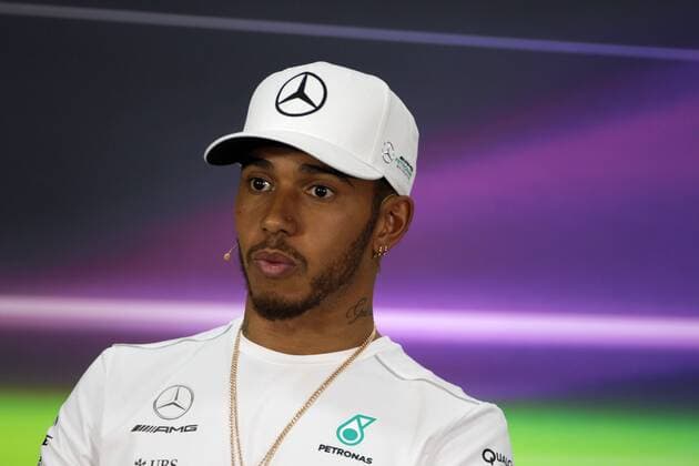 Bahrain Grand Prix, Sakhir 13 - 16 April 2017 13.04.2017 - press conference PK Pressekonferenz Lewis Hamilton (GBR) Mercedes AMG F1 W08 