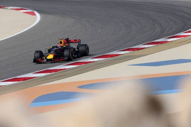 Bahrain Grand Prix, Sakhir 13 - 16 April 2017 14.04.2017 - Free Practice 1, Max Verstappen (NED) Red Bull Racing RB13 