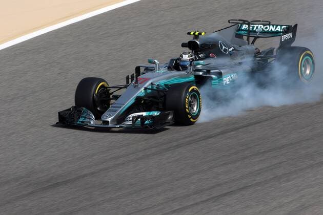 Bahrain Grand Prix, Sakhir 13 - 16 April 2017 14.04.2017 - Free Practice 1, Valtteri Bottas (FIN) Mercedes AMG F1 W08 