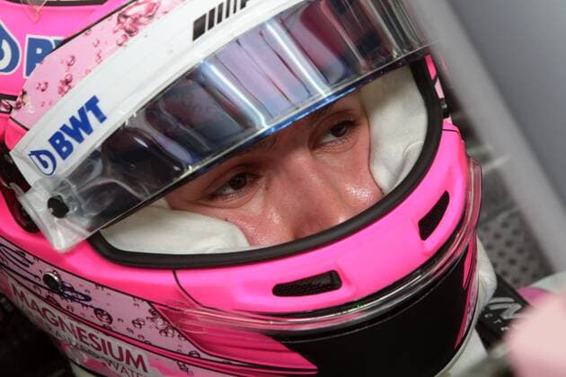 Bahrain Grand Prix, Sakhir 13 - 16 April 2017 14.04.2017 - Free Practice 1, Esteban Ocon (FRA) Sahara Force India F1 VJM10 