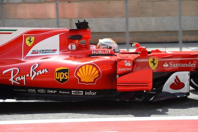 Sebastian Vettel, Grosser Preis von Bahrain 2017, 1. Erstes freies Training, Motorsport, Formel 1, 14.04.2017, Sachir Copyright: xAndre Eibner-Pressefotox EP_JAE