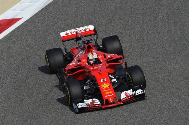 Sebastian Vettel, Grosser Preis von Bahrain 2017, 1. Erstes freies Training, Motorsport, Formel 1, 14.04.2017, Sachir Copyright: xAndre Eibner-Pressefotox EP_JAE