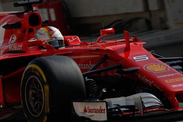 Motorsports: FIA Formula One World Championship WM Weltmeisterschaft 2017, Grand Prix of Bahrain, 5 Sebastian Vettel (GER, Scuderia Ferrari) Sakhir Bahrain xHOCHxZWEIx