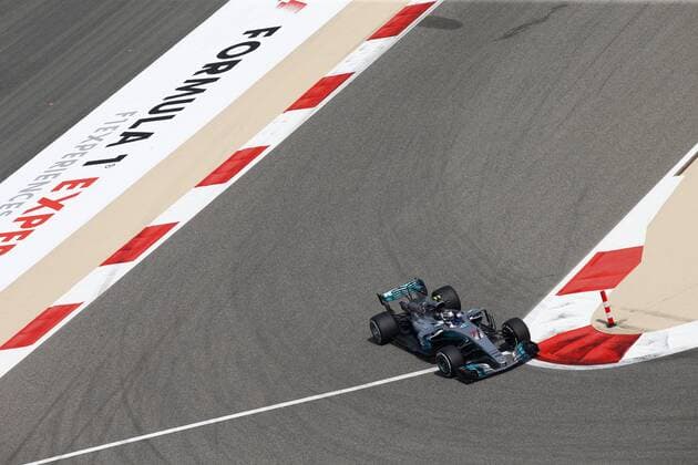 Motorsports: FIA Formula One World Championship WM Weltmeisterschaft 2017, Grand Prix of Bahrain, 77 Valtteri Bottas (FIN, Mercedes AMG Petronas) Sakhir Bahrain xHOCHxZWEIx