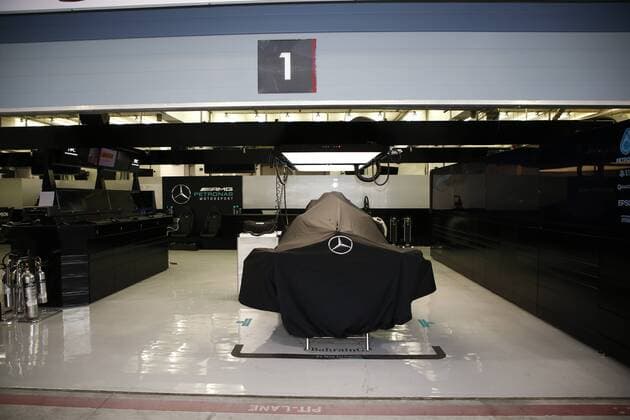 Motorsports: FIA Formula One World Championship WM Weltmeisterschaft 2017, Grand Prix of Bahrain, 77 Valtteri Bottas (FIN, Mercedes AMG Petronas), Sakhir Bahrain xHOCHxZWEIx