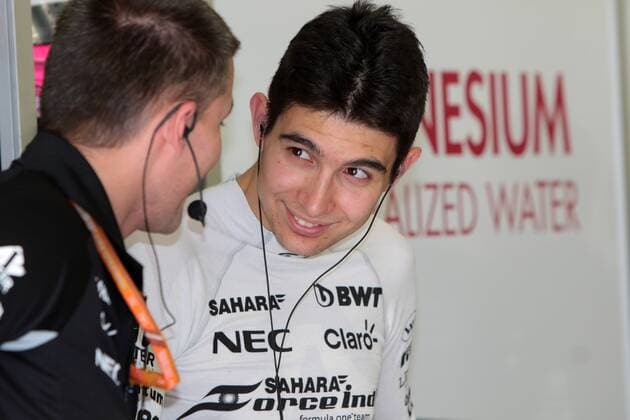 Bahrain Grand Prix, Sakhir 13 - 16 April 2017 15.04.2017 - Free Practice 3, Esteban Ocon (FRA) Sahara Force India F1 VJM10 