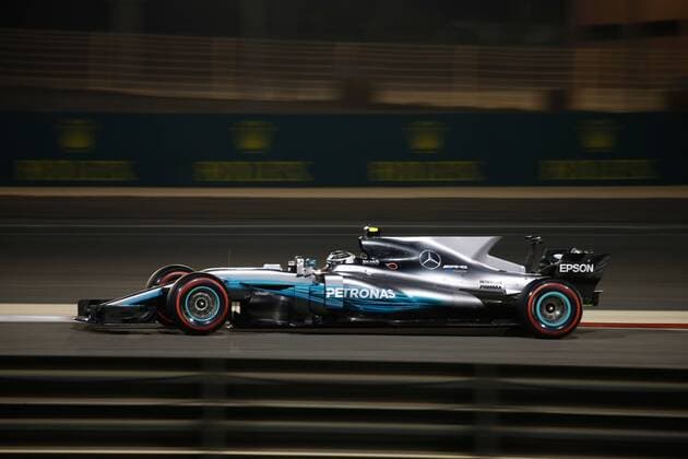 Motorsports: FIA Formula One World Championship WM Weltmeisterschaft 2017, Grand Prix of Bahrain, 77 Valtteri Bottas (FIN, Mercedes AMG Petronas), Sakhir Bahrain xHOCHxZWEIx