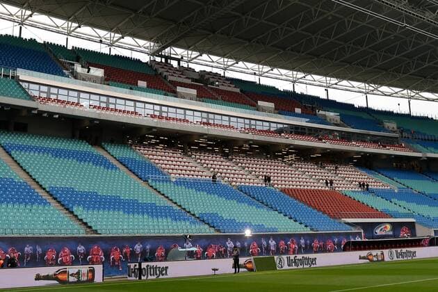 Fussball, Herren, Saison 2016 17, 1. Bundesliga, 29. Spieltag, RB Leipzig - SC Freiburg, VIP-Logen und Pressearbeitsplätze auf der Haupttribüne in der Red Bull Arena, 15.04.17, Copyright: xMichaelxHundtx xMatthiasxKochx