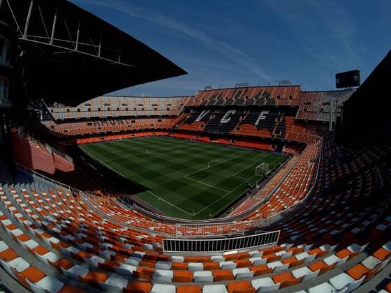 Fußball, Stadiongeschichte FC Valencia April 16, 2017 - Valencia, Valencia, Spain - General view of the stadium prior to the La Liga match between Valencia CF and Sevilla FC at Mestalla stadium on April 16, 2017 in Valencia, Spain. Valencia CF v Sevilla FC - La Liga  - ZUMAn230 20170416_zaa_n230_017 Copyright: xDavidxAliagax