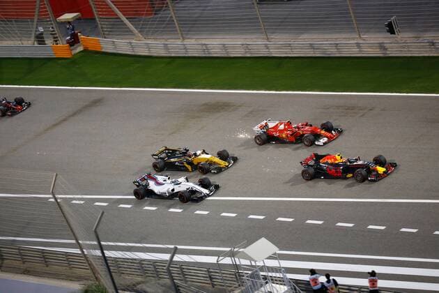 Motorsports: FIA Formula One World Championship WM Weltmeisterschaft 2017, Grand Prix of Bahrain, , Start Sakhir Bahrain xHOCHxZWEIx
