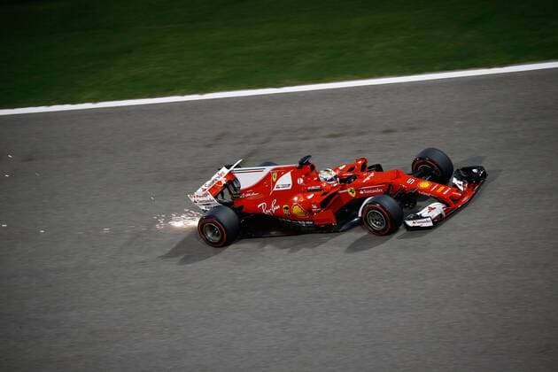 Formel 1, Sebastian Vettel - alle 50 Siege Motorsports: FIA Formula One World Championship WM Weltmeisterschaft 2017, Grand Prix of Bahrain, 5 Sebastian Vettel (GER, Scuderia Ferrari) Sakhir Bahrain xHOCHxZWEIx