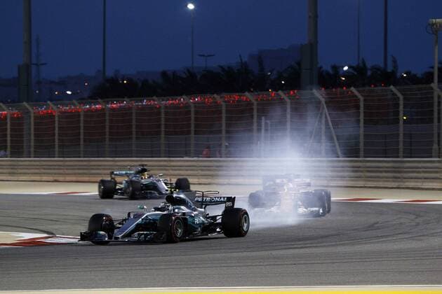 Bahrain Grand Prix, Sakhir 13 - 16 April 2017 16.04.2017 - Race, Valtteri Bottas (FIN) Mercedes AMG F1 W08 