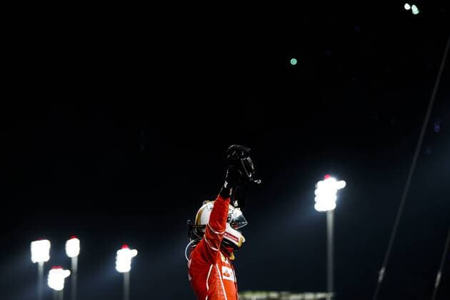 Motorsports: FIA Formula One World Championship WM Weltmeisterschaft 2017, Grand Prix of Bahrain, 5 Sebastian Vettel (GER, Scuderia Ferrari) Sakhir Bahrain xHOCHxZWEIx