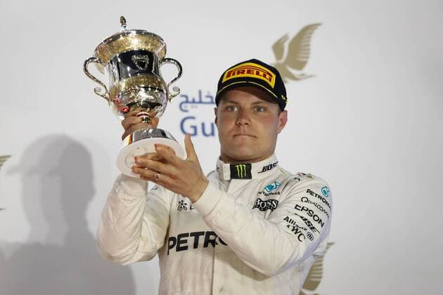 Motorsports: FIA Formula One World Championship WM Weltmeisterschaft 2017, Grand Prix of Bahrain, 77 Valtteri Bottas (FIN, Mercedes AMG Petronas), Sakhir Bahrain xHOCHxZWEIx
