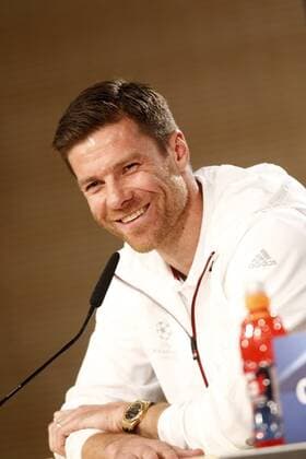 FC Bayern Munchen s Xabi Alonso in press conference PK Pressekonferenz before training session. April 17,2017.  (20170417167)