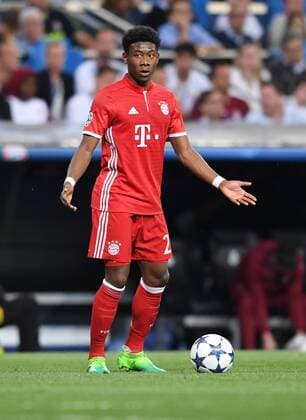 FUSSBALL CHAMPIONS LEAGUE SAISON 2016 2017 VIERTELFINALE RUECKSPIEL Real Madrid - FC Bayern Muenchen 18.04.2017 David Alaba (FC Bayern Muenchen) 