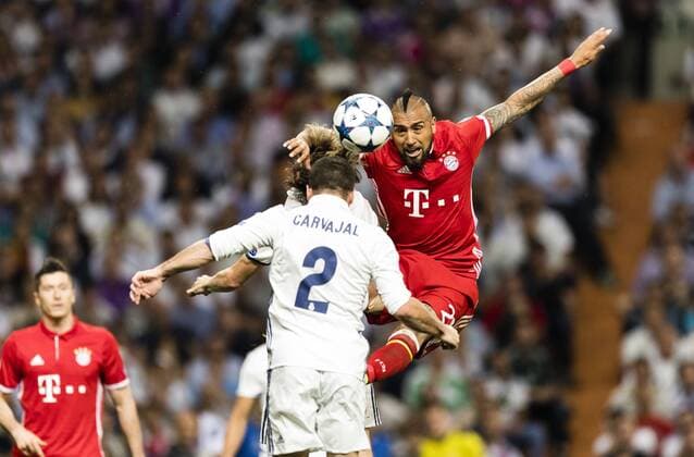 Madrid, 18.04.2017 Arturo Vidal (FCB) Real Madrid - Bayern München