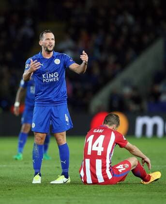 Leicester s Danny Drinkwater looks on dejected during the Champions League Quarter-Final 2nd leg match at the King Power Stadium, Leicester. Picture date: April 18th, 2017. Pic credit should read: David Klein Sportimage EDITORIAL USE ONLY. No use with unauthorised audio, video, data, fixture lists, club league logos or live services. Online in-match use limited to 120 images, no video emulation. No use in betting, games or single club league player publications.