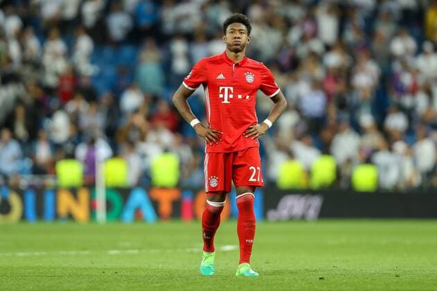Madrid, Spain 18.04.2017, UEFA Champions League - 2016 17 Season, Quarter Final: Second leg, Real Madrid - FC Bayern Muenchen, David Alaba (FCB) enttaeuscht, enttaeuschung ( DeFodi048