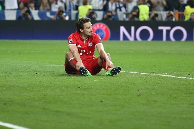 Mats Hummels (FC Bayern Muenchen 5) nach dem 3:2, Real Madrid vs. FC Bayern Muenchen, Viertelfinale, UEFA Champions League, Fussball, 18.04.2017, Madrid Copyright: xLanger Eibner-Pressefotox EP_HLR
