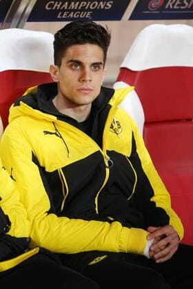 Themen der Woche - Sport Bilder des Tages - SPORT Marc Bartra (Borussia Dortmund 5) auf der Bank vor dem Spiel, AS Monaco vs. Borussia Dortmund, UEFA Champions League, Viertelfinale, Fussball, 19.04.2017, Monaco Copyright: xLanger Eibner-Pressefotox EP_HLR