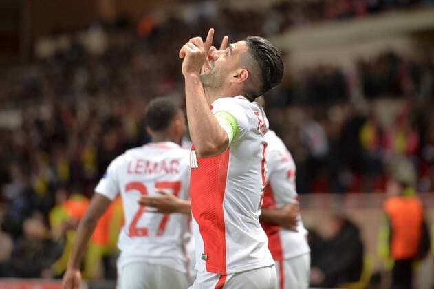 09 RADAMEL FALCAO (mon) - JOIE FOOTBALL : Monaco vs Borussia Dortmund - Ligue des Champions - 19 04 2017 AnthonyBIBARD FEP Panoramic 