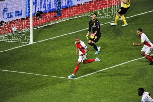 But- Kylian MBappe (AS Monaco) Monaco vs Borussia dortmund - Ligue des Champions - 1 4 Retour - 19 04 2017 NorbertScanella Panoramic 
