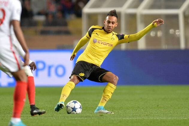 17 Pierre Emerick Aubameyang (bvb) FOOTBALL : Monaco vs Borussia Dortmund - Ligue des Champions - 19 04 2017 AnthonyBIBARD FEP Panoramic 