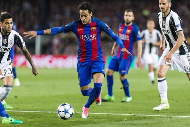 SPAIN - 19th of April: Neymar jr of FC Barcelona Barca during the UEFA Champions League Quarter Final second leg match between FC Barcelona and Juventus FC at Camp Nou Stadium on April 19, 2017 in Barcelona, Spain.. (Credit: Mikel Trigueros Urbanandsport Cordon Press)  xCordonxPressx xSPAINx-xFCxBarcelonaxagainstxJuventusxFCx-xxChampionsxLeaguex-x2016 17x