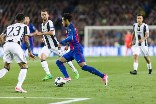 SPAIN - 19th of April: Neymar jr during the UEFA Champions League Quarter Final second leg match between FC Barcelona Barca and Juventus FC at Camp Nou Stadium on April 19, 2017 in Barcelona, Spain.. (Credit: Mikel Trigueros Urbanandsport Cordon Press)  xCordonxPressx xSPAINx-xFCxBarcelonaxagainstxJuventusxFCx-xxChampionsxLeaguex-x2016 17x