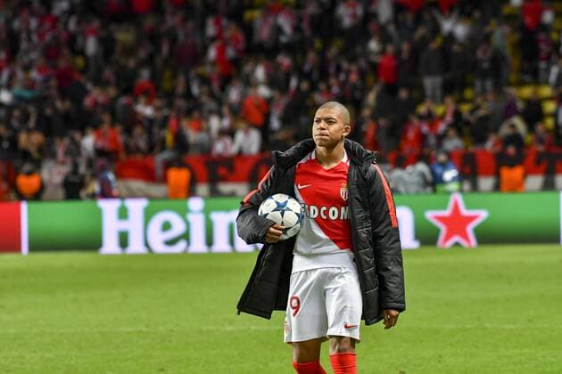 Kylian MBappe (AS Monaco) FOOTBALL : Monaco vs Borussia Dortmund - Ligue des Champions - 19 04 2017 NorbertScanella Panoramic 