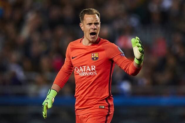 19.04.2017, xslx, Fussball Champions League Viertelfinale, FC Barcelona Barca - Juventus Turin, emspor vl Marc-Andre Ter Stegen (FC Barcelona) Barcelona