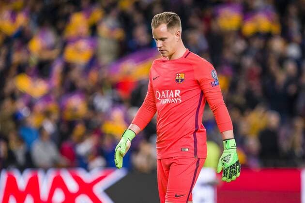 SPAIN - 19th of April: Marc Andre Ter Stegen during the UEFA Champions League Quarter Final second leg match between FC Barcelona Barca and Juventus FC at Camp Nou Stadium on April 19, 2017 in Barcelona, Spain.. (Credit: Mikel Trigueros Urbanandsport Cordon Press)  xCordonxPressx xSPAINx-xFCxBarcelonaxagainstxJuventusxFCx-xxChampionsxLeaguex-x2016 17x