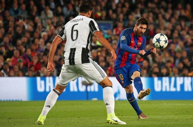 April 19, 2017 - Barcelona, Spain - Leo Messi during UEFA Champions League match between F.C. Barcelona v PSG, in Barcelona, on march 08, 2017. FC Barcelona Barca v Juventus - UEFA Champions League Quarter Final: Second Leg  - ZUMAn230 20170419_zaa_n230_268 Copyright: xJoanxVallsx