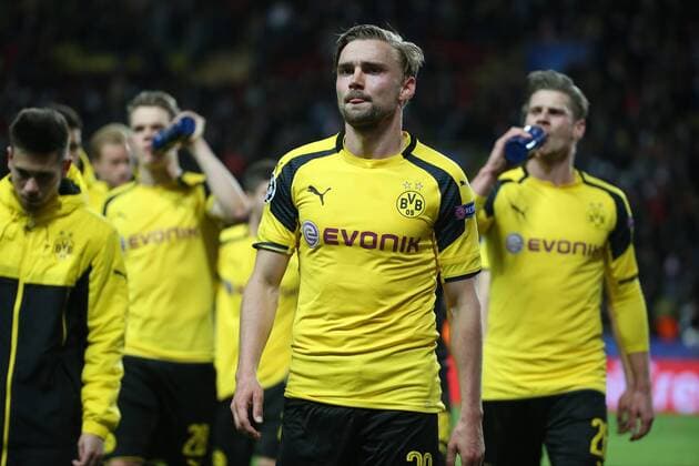 Marcel Schmelzer (Borussia Dortmund 29) nach der Niederlage,, AS Monaco vs. Borussia Dortmund, UEFA Champions League, Viertelfinale, Fussball, 19.04.2017, Monaco Copyright: xLanger Eibner-Pressefotox EP_HLR