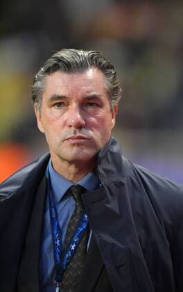 19.04.2017, Fussball Champions-League 2016 2017, Viertelfinale Rückspiel, AS Monaco - Borussia Dortmund, Im Stade Luis II in Monaco. Sportdirektor Michael Zorc (Dortmund) nachdenklich. 