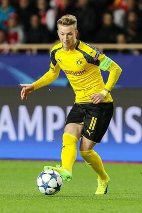 Monaco, Spain 19.04.2017, UEFA Champions League - 2016 17 Season, Quarter Final: Second leg, AS Monaco - BV Borussia Dortmund, Marco Reus (BVB) in Aktion ( DeFodi048