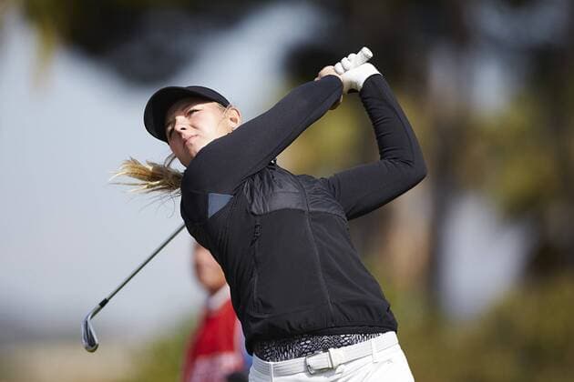 Danish golfer Kristine Emily during the first day of the Mediterranean Ladies Golf Open at Terramar Golf Club in Sitges, Barcelona, northeastern Spain, 20 April 2017. The tournament tuns until the upcoming 23 April. MEDITERRANEAN LADIES OPEN !ACHTUNG: NUR REDAKTIONELLE NUTZUNG!  Copyright: xALEJANDROxGARCÍAx GRA251 20170420-636282977687165798