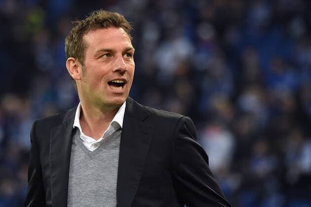 Fußball Europa League Viertelfinale FC Schalke 04 - Ajax Amsterdam am 20.04.2017 in der Veltins Arena in Gelsenkirchen Markus Weinzierl ( Trainer Schalke ) xRx