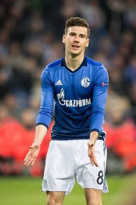 Leon Goretzka of FC Schalke 04during the UEFA Europa League quarter final match between Schalke 04 and Ajax Amsterdam on April 20, 2017 at the Veltins-Arena in Gelsenkirchen, Germany. Schalke 04 v Ajax UEFA Europa League 2016 2017 xVIxRonaldxBonestrooxfotografiexIVx 7615002