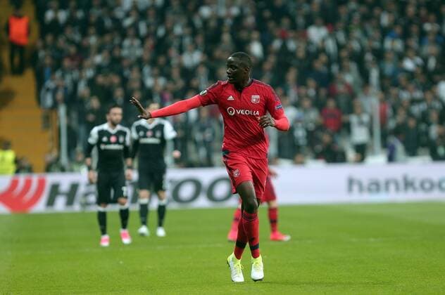 Olympique Lyon s Mouctar Diakhaby during UEFA Europa League second leg quarter final football match between Besiktas and Olympique Lyon on April 20, 2017, at the Vodafone arena stadium in Istanbul. (  Copyright: TolgaxAdanali 15675882