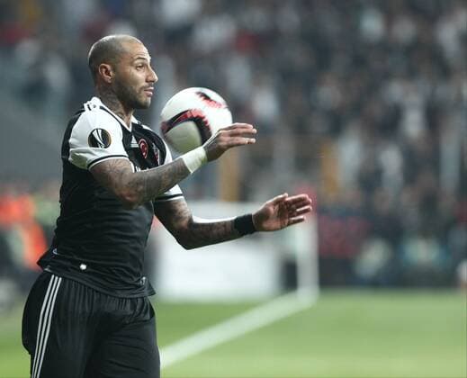Besiktas player Ricardo Quaresma during the Europa league Quarter final second match between Besiktas and Lyon at the Vodafone Arena in Istanbul , Turkey April 20, 2017. 