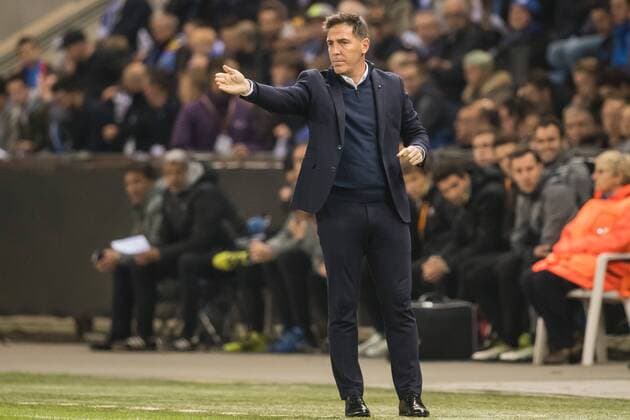 coach Eduardo Berizzo Magnolo of RC Celta de Vigoduring the UEFA Europa League quarter final match between KRC Genk and Celta de Vigo on April 20, 2017 at the Luminus Arena in Genk, Belgium KRC Genk v Celta de Vigo UEFA Europa League 2016 2017 xVIxGerritxvanxKeulenxIVx 7616314