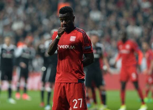 Lyon Player Maxwell Cornet during the Europa league Quarter final second match between Besiktas and Lyon at the Vodafone Arena in Istanbul , Turkey April 20, 2017. 