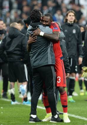 Lyon Players Nikolas Nkoulou during the Europa league Quarter final second match between Besiktas and Lyon at the Vodafone Arena in Istanbul , Turkey April 20, 2017. 