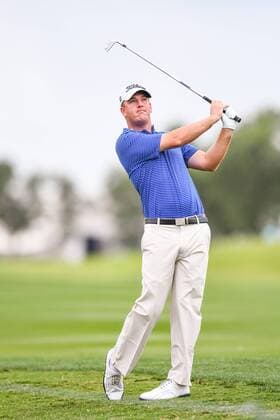 SAN ANTONIO, TX - APRIL 20: Tom Hoge hits his second shot on the 10th hole during the first round of the Valero Texas Open at the TPC San Antonio Oaks Course in San Antonio, TX on April 20, 2017. (Photo by Daniel Dunn Icon Sportswire) GOLF: APR 20 PGA Golf Herren - Valero Texas Open - First Round Icon1704203 EDITORIAL USE ONLY
