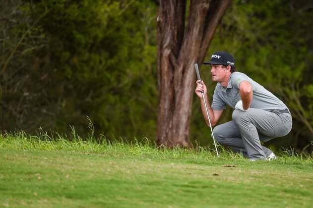 SAN ANTONIO, TX - APRIL 20: Keegan Bradley gets ready to hit from the rough during the first round of the Valero Texas Open at the TPC San Antonio Oaks Course in San Antonio, TX on April 20, 2017. (Photo by Daniel Dunn Icon Sportswire) GOLF: APR 20 PGA Golf Herren - Valero Texas Open - First Round Icon17042028 EDITORIAL USE ONLY